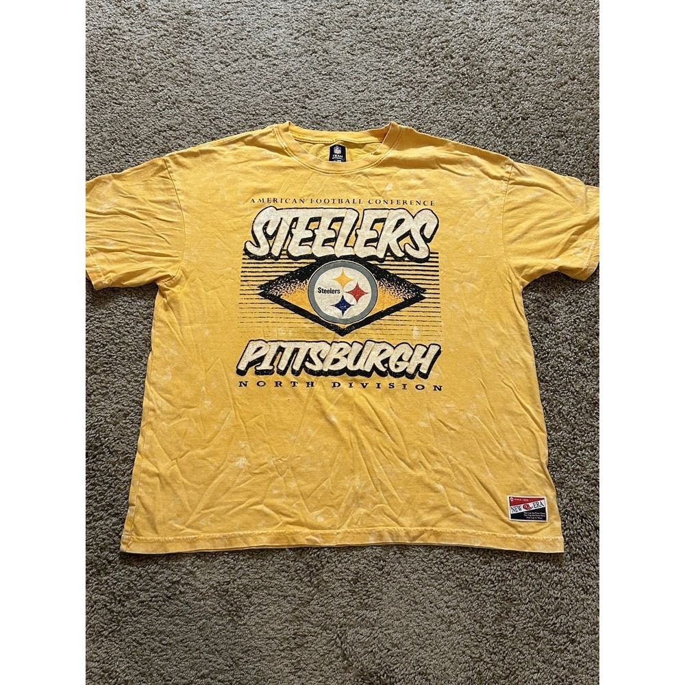 Men's NFL Team Apparel Pittsburgh Steelers Short Sleeve Shirt - Small - Picture 2 of 4
